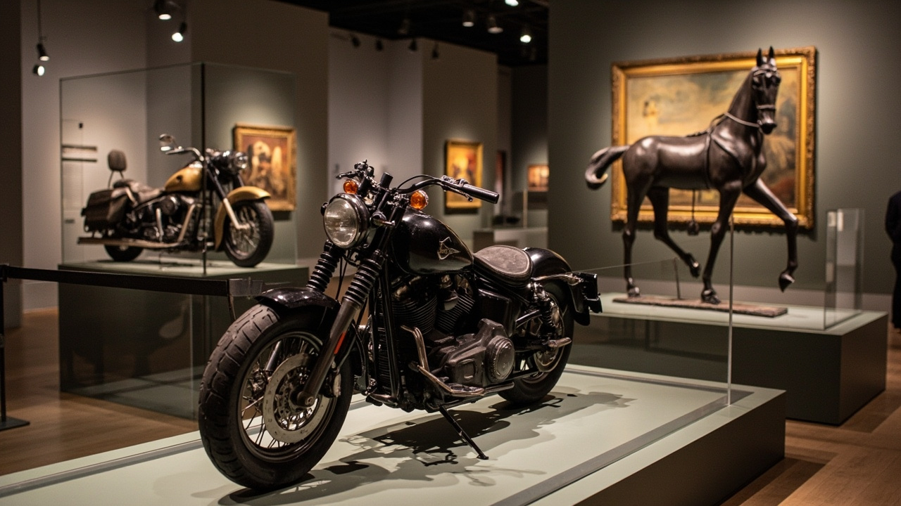 Motorcycle and Art